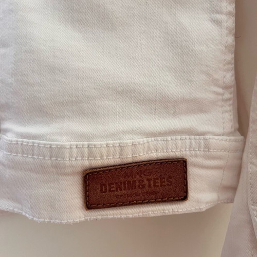 MANGO Denim Jacket women's white used size M