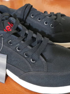 Sneakers γυναικεία καινούργια καμβάς μπλε 39 νούμερο