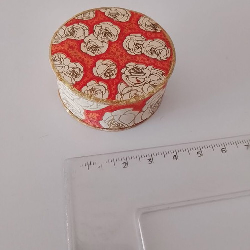 Vintage Greek collectible face powder box like new, full