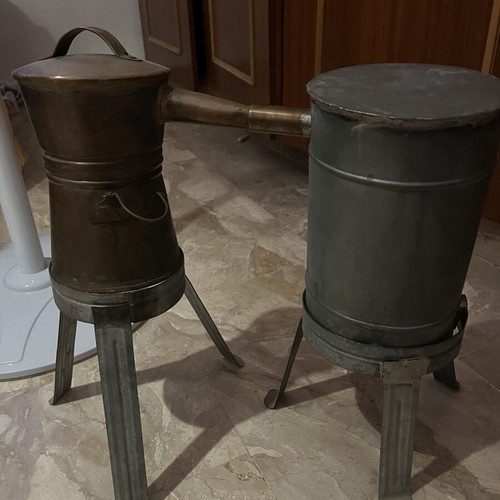 Copper Traditional Distillation Still 800ml with Cooler