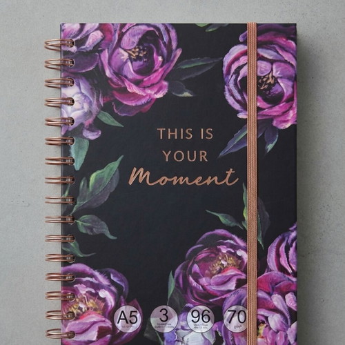 Notebook with gift bookmark new