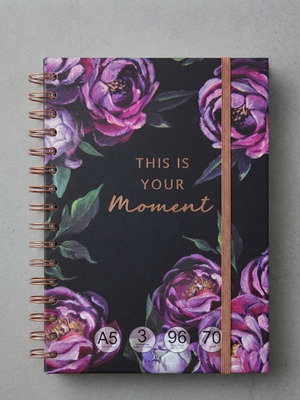 Notebook with gift bookmark new