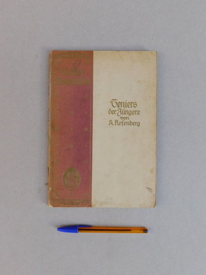 Book Teniers der jüngere by Rosenberg Adolf, 1901 edition, worn cover