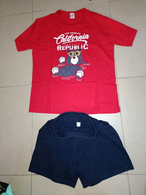Minerva Pajama Set New Black Red