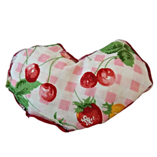 Fabric heart-shaped fridge magnet new