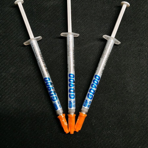 Set of 3 thermal paste 1g new for CPU and graphics card