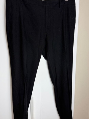 Zara pants size 40 black women's elegant with pockets like new