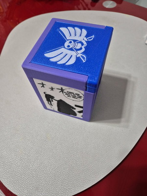 One Piece Card Game Deck Box like new, Sir Crocodile 3D printed