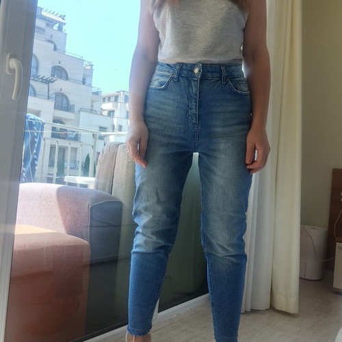 Trendyol Mom jeans, blue, women's