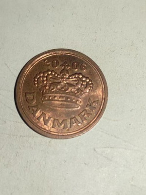 50 øre coin from Denmark used, minted 2006