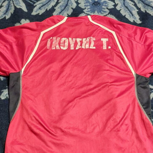 Olympiakos Match Worn Jersey Gkousis Tasos Sprinter Large like new