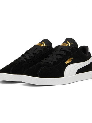 Puma Suede γυναικεία αθλητικά παπούτσια μέγεθος 37 καινούργια μαύρο χρυσό άσπρο
