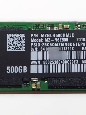 Samsung 860 EVO M2 SATA SSD 500GB като нов, размер 2280