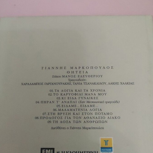 Giannis Markopoulos Thiteia new