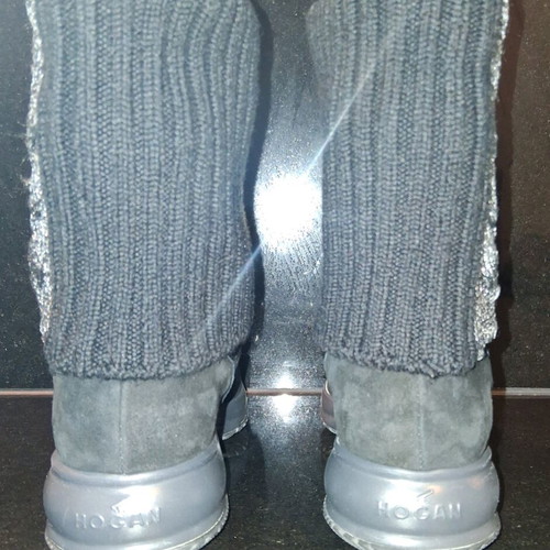 HOGAN Boots No.35 New, suede, black