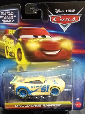 Αυτοκινητάκι Cars Glow Καινούργιο με φωσφορίζουσες λεπτομέρειες