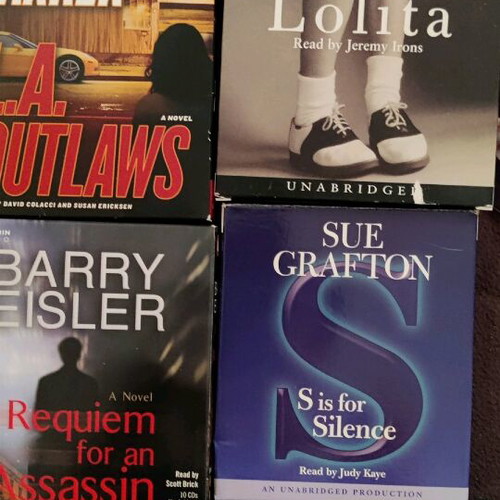 Audiobooks mystery and crime like new, pack of 6 titles