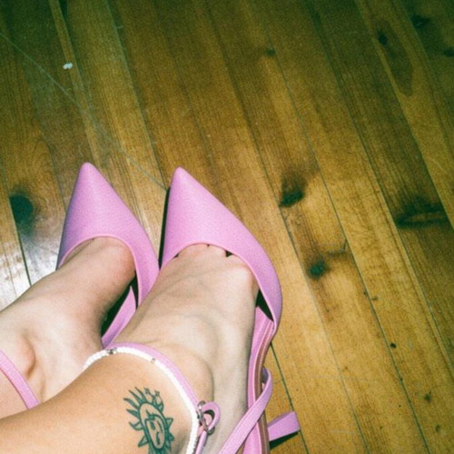 Stiletto heels A To Z Greek like new, pink and purple, size 38
