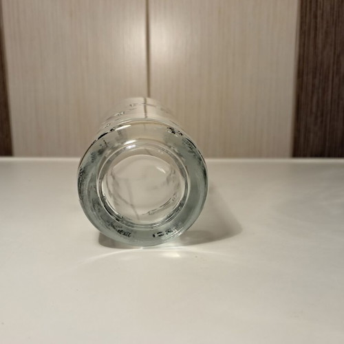 Glass for serving fresh milk, water or juice, new, 13 cm height