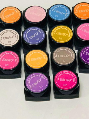 Set of 14 pcs Elite99 3D Nail Gel Clay new