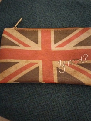 Y Not? wallet pouch used with minor wear
