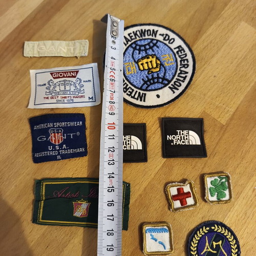 Sewing patches used, pack