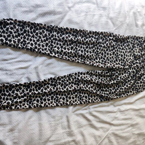 Women's leopard print leggings like new, brown multicolor