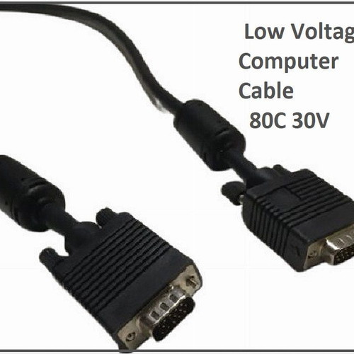 Low voltage computer cable 30V used