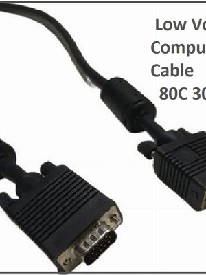 Low voltage computer cable 30V used
