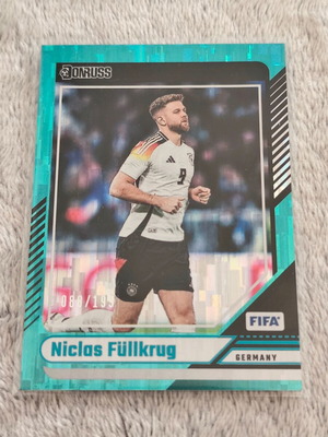2024-25 Panini Donruss Soccer Niclas Füllkrug Teal Laser Parallel #140 Γερμανία