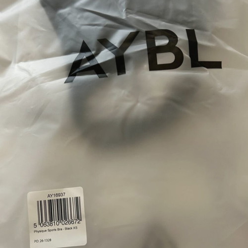 Aybl Sports Bra new, black, size XS