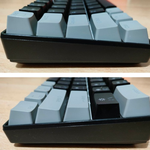 MageGee STAR61 Mechanical Keyboard like new with extra keycaps