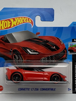 Chevrolet Corvette C7 Z06 Convertible Hot Wheels 2023 red new