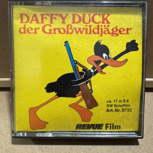 Daffy Duck Der Großwildjäger Super 8mm Film reel like new