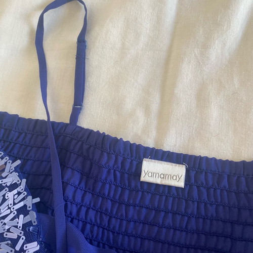 Blue mesh top Y2K Yamamay size M like new