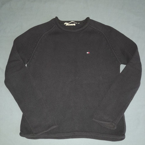 Tommy Hilfiger sweater used, cotton, blue, size S