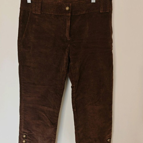 Corduroy women's pants Mara’s Collection brown like new, size L