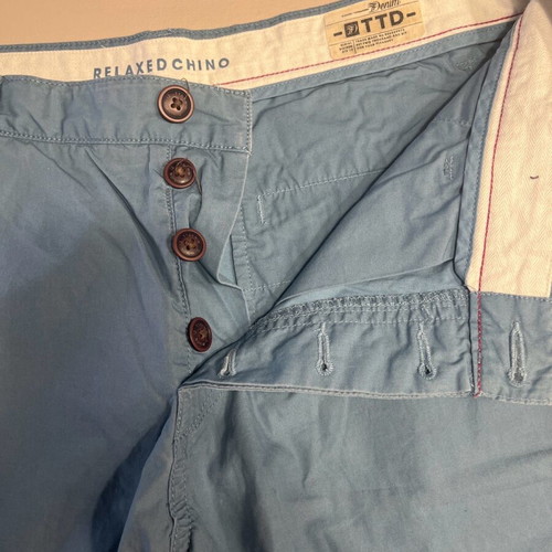 Chino Tom Tailor used, turquoise, waist size 31