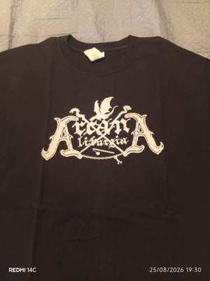 Arcana Litourgia T-shirt large size, black, dungeon synth