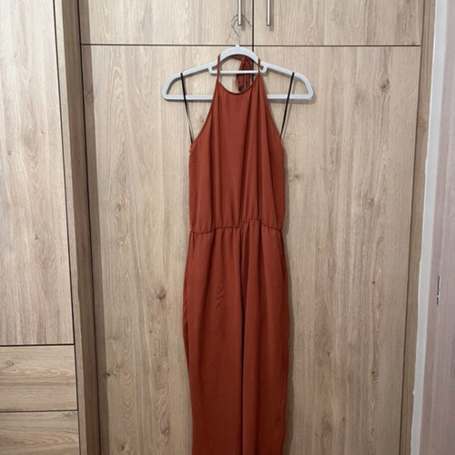 Forever 21 orange jumpsuit size M like new