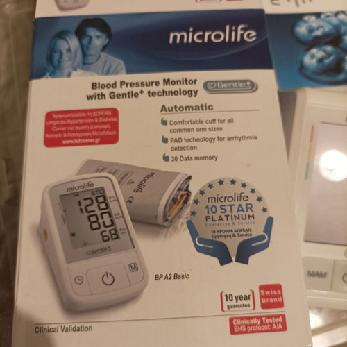 Microlife BP A2 Basic blood pressure monitor used, electronic arm