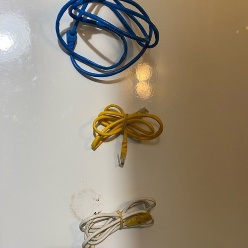 Ethernet cables new, pack of three
