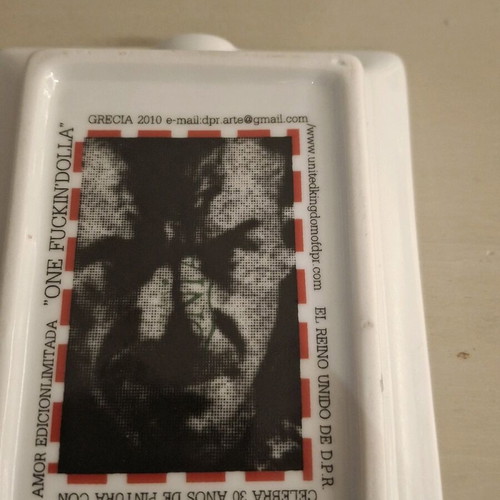 DPR One Fuckin’ Dolla limited edition porcelain ashtray 2010