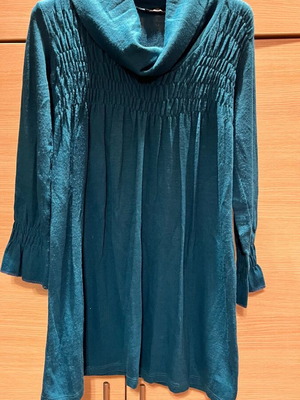 Turquoise blouse dress L used