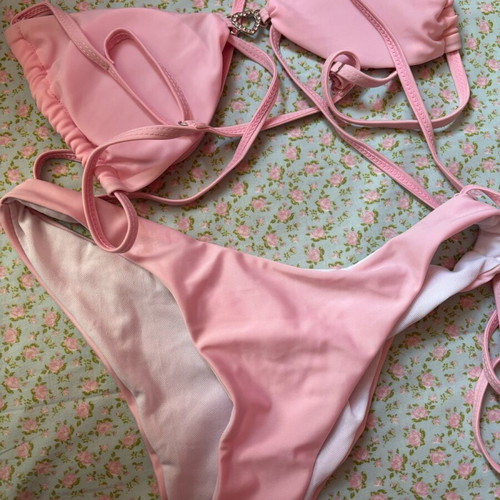 Women's pink swimsuit new, size M