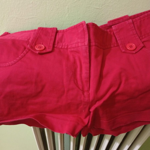 Red shorts size M like new