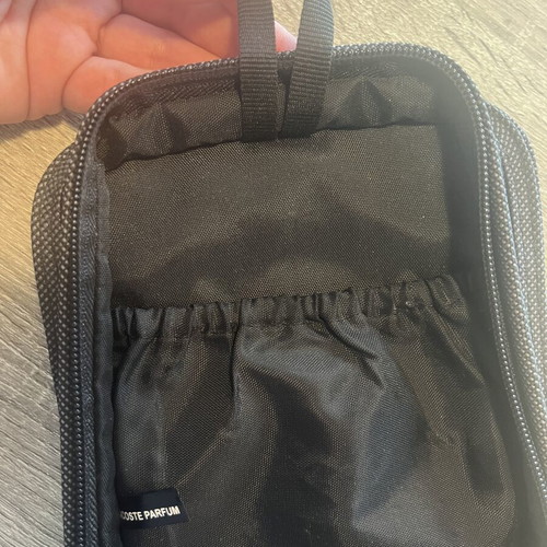 Lacoste travel toiletry bag like new, grey