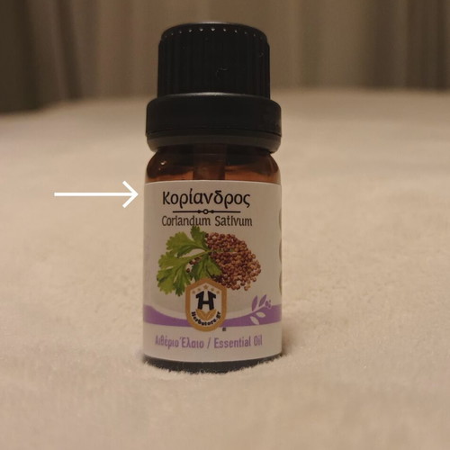 Coriander Essential Oil 10ml nearly full, like new