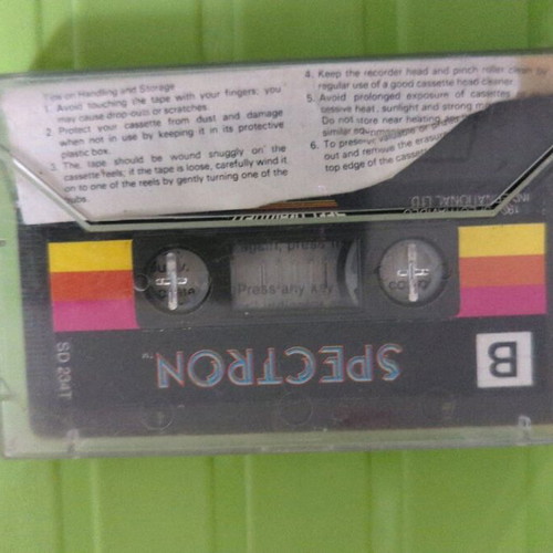 Spectron cassette used for MSX1 platform SD 234T