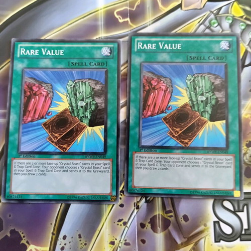 Yu-Gi-Oh Rare Value Spell Cards like new